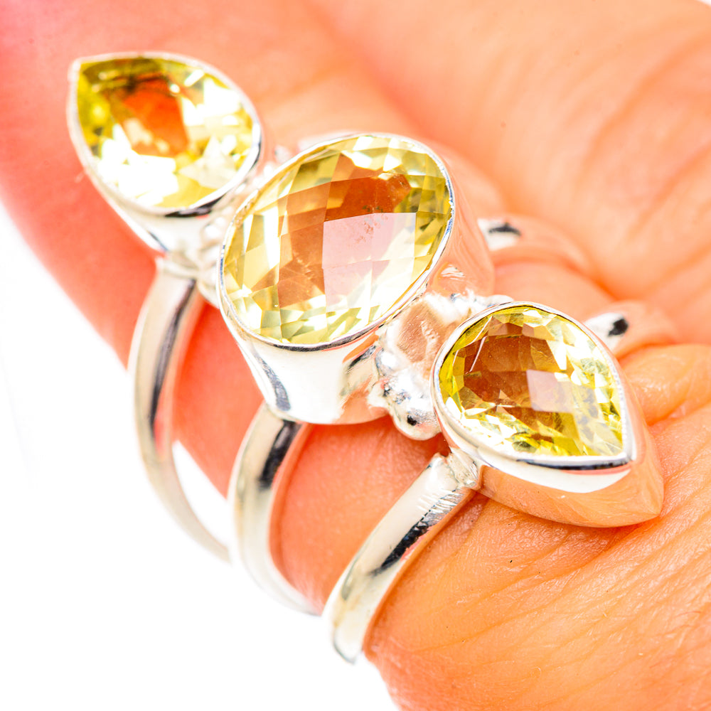 Citrine Rings handcrafted by Anasilvercos - RING125609