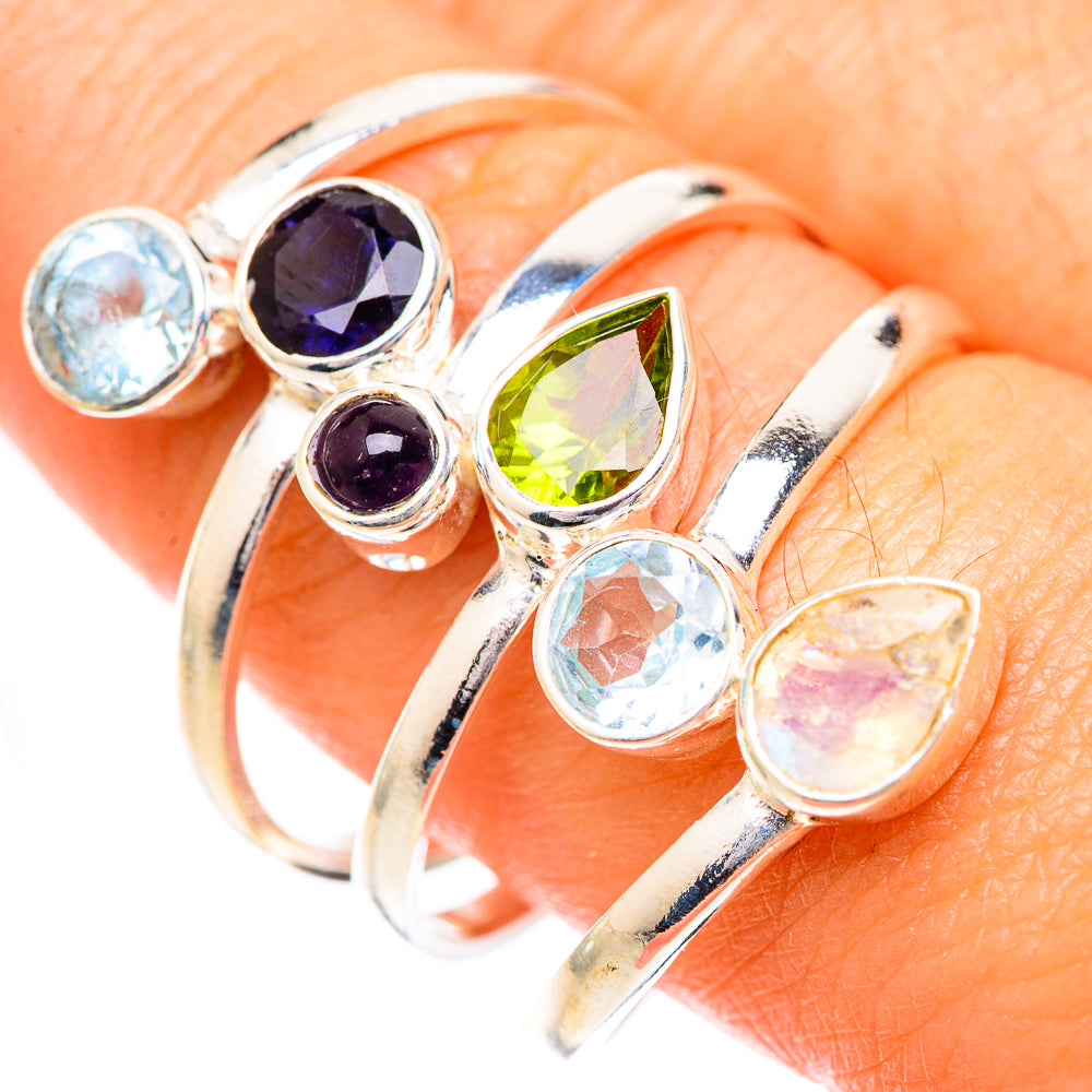 Peridot Rings handcrafted by Anasilvercos - RING125629