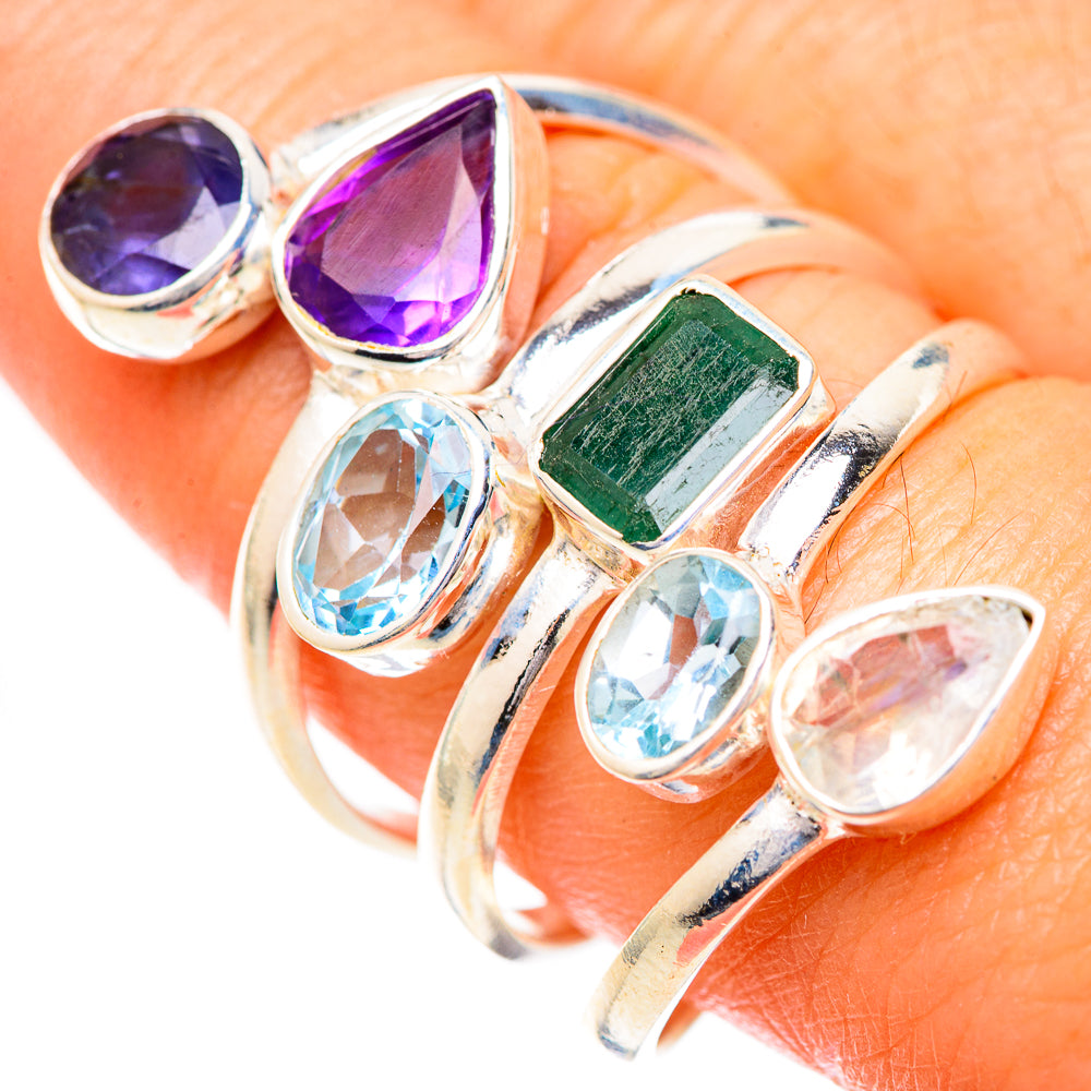 Emerald Rings handcrafted by Anasilvercos - RING125630