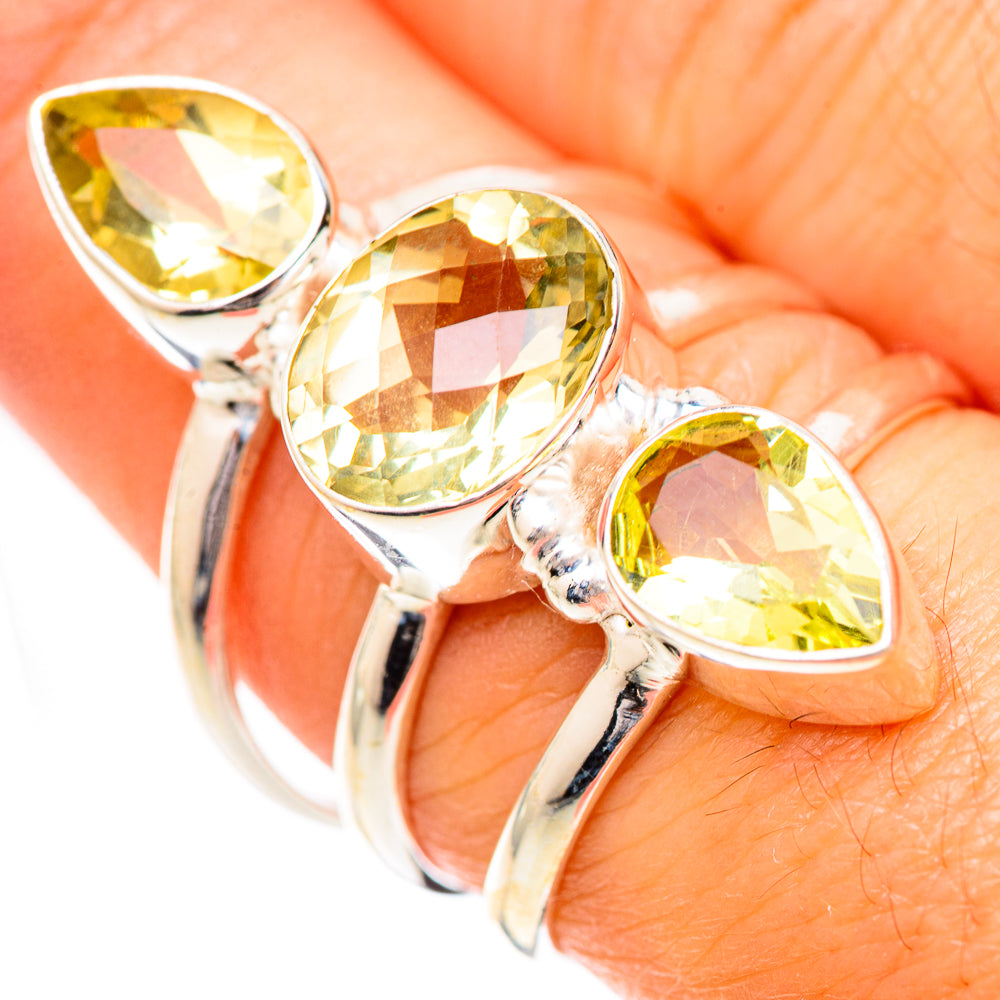 Citrine Rings handcrafted by Anasilvercos - RING125631