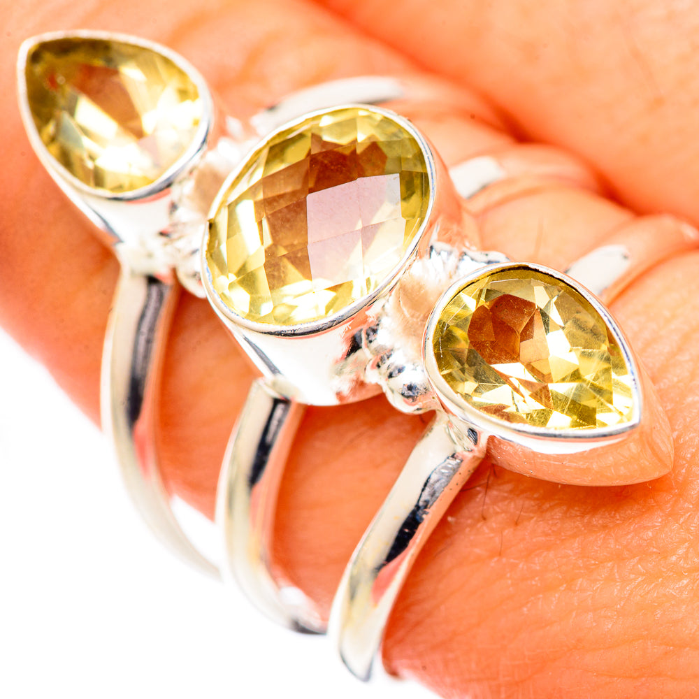 Citrine Rings handcrafted by Anasilvercos - RING125644