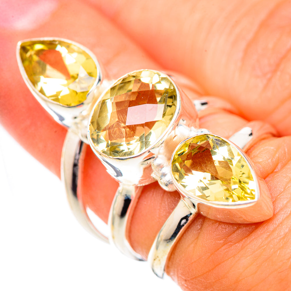 Citrine Rings handcrafted by Anasilvercos - RING125647