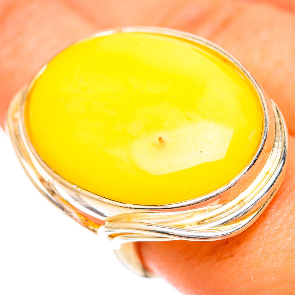 Baltic Amber Rings handcrafted by Anasilvercos - RING125666