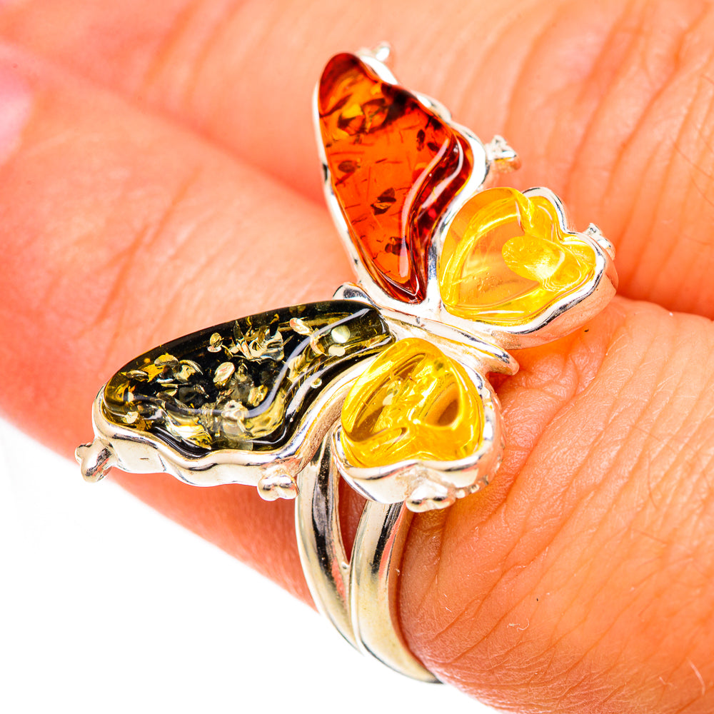 Baltic Amber Rings handcrafted by Anasilvercos - RING125667