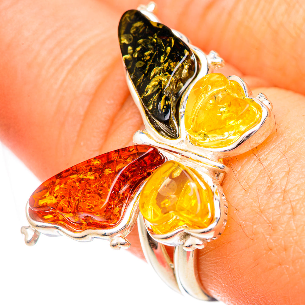 Baltic Amber Rings handcrafted by Anasilvercos - RING125668