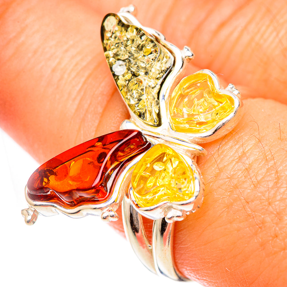Baltic Amber Rings handcrafted by Anasilvercos - RING125681