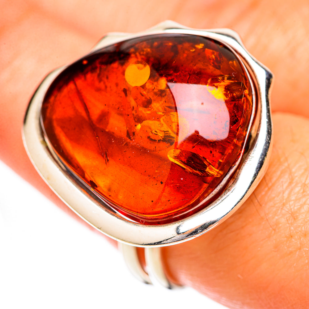 Baltic Amber Rings handcrafted by Anasilvercos - RING125682