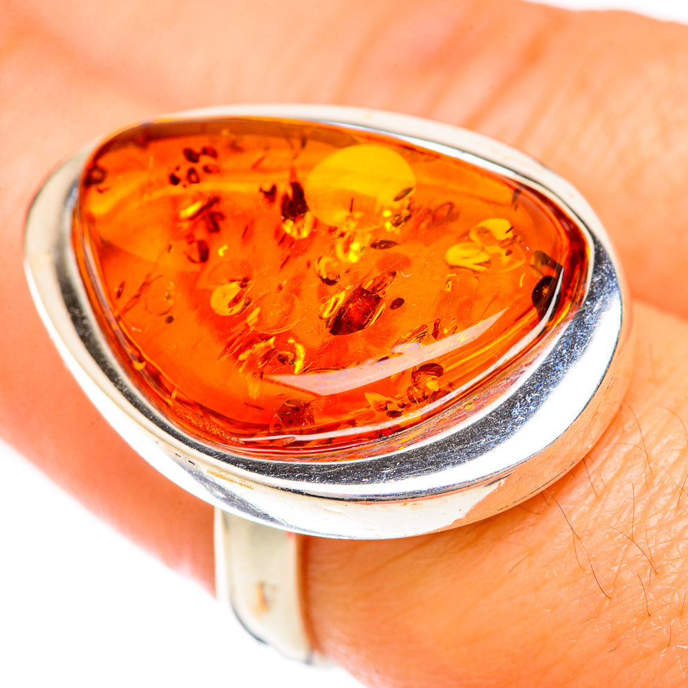 Baltic Amber Rings handcrafted by Anasilvercos - RING125686