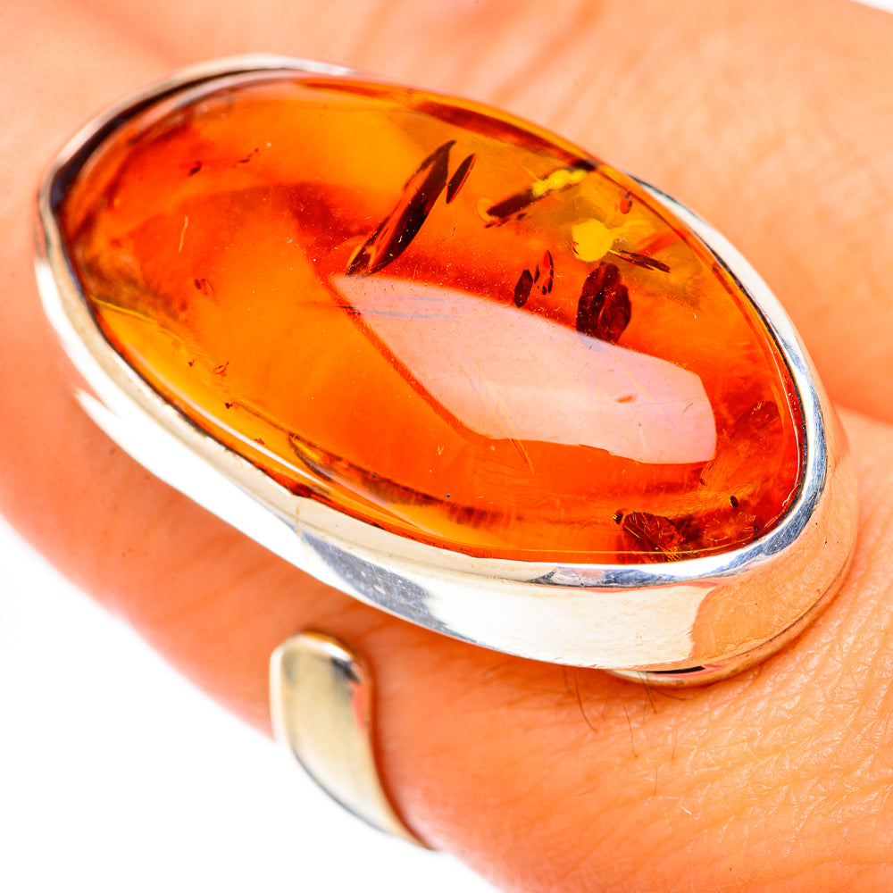 Baltic Amber Rings handcrafted by Anasilvercos - RING125690