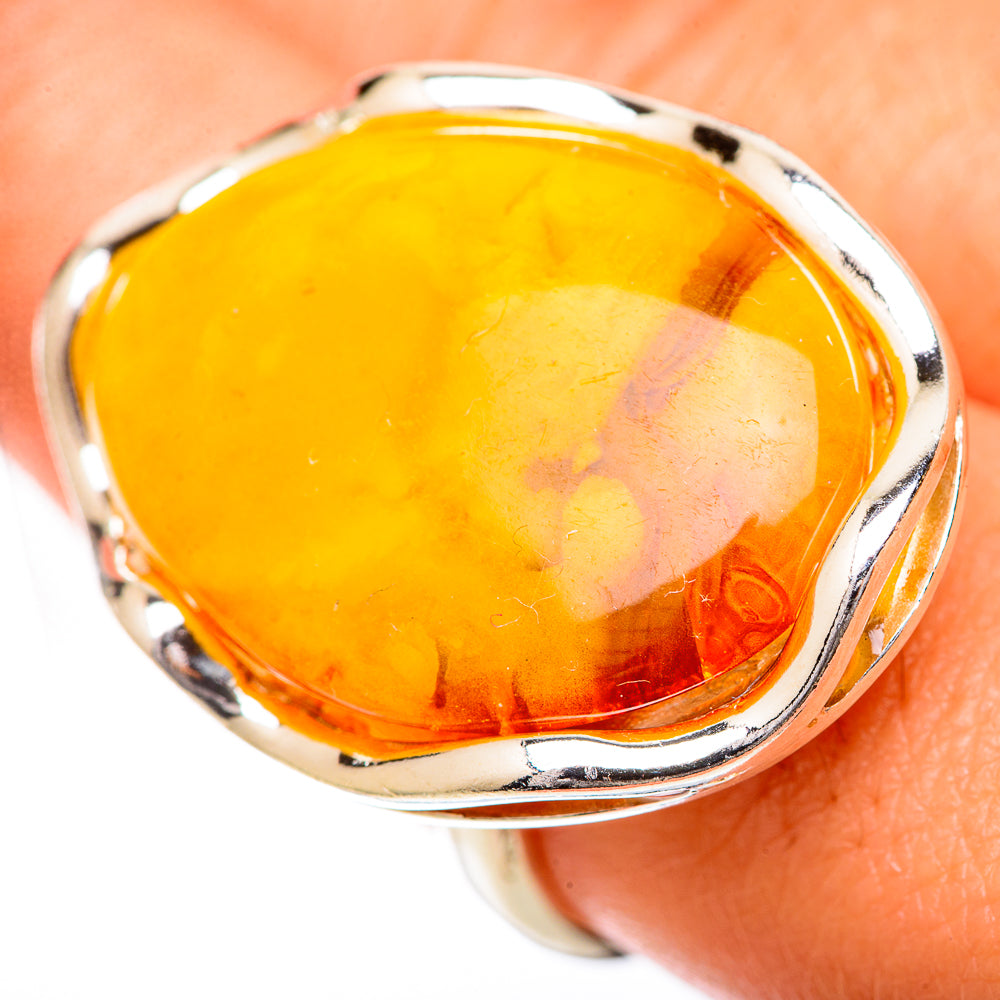 Baltic Amber Rings handcrafted by Anasilvercos - RING125691
