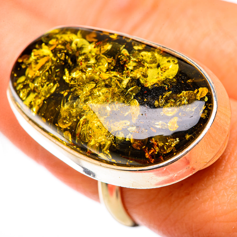 Baltic Amber Rings handcrafted by Anasilvercos - RING125693