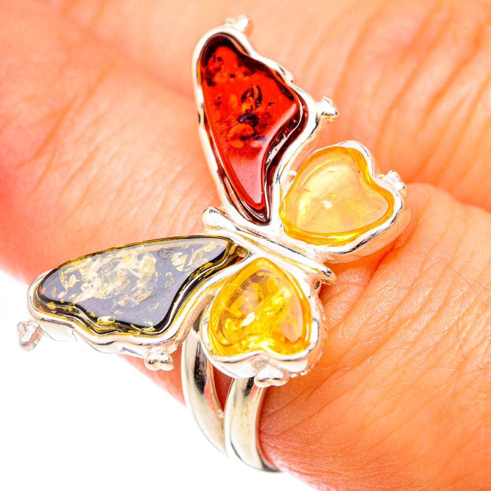 Baltic Amber Rings handcrafted by Anasilvercos - RING125697
