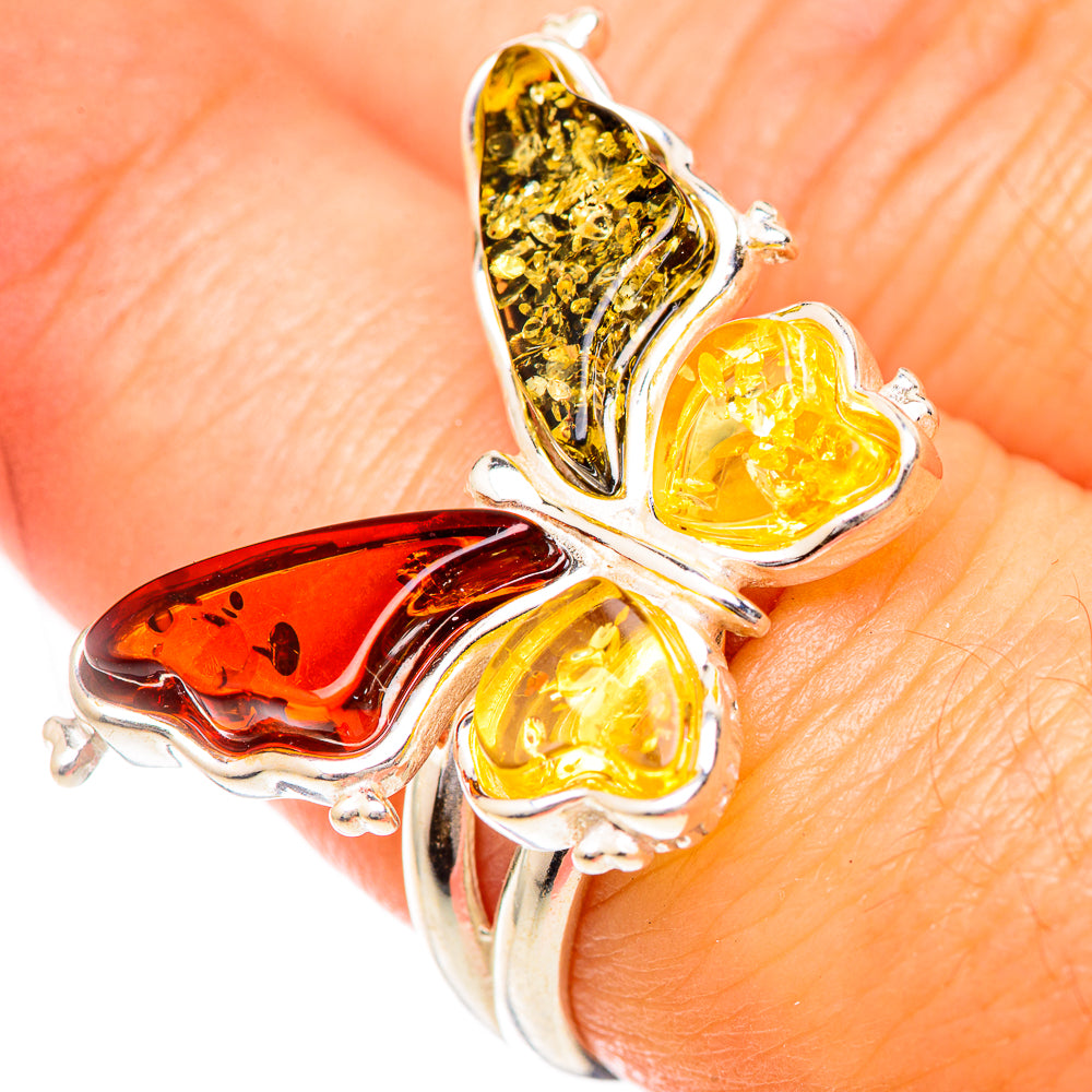 Baltic Amber Rings handcrafted by Anasilvercos - RING125712