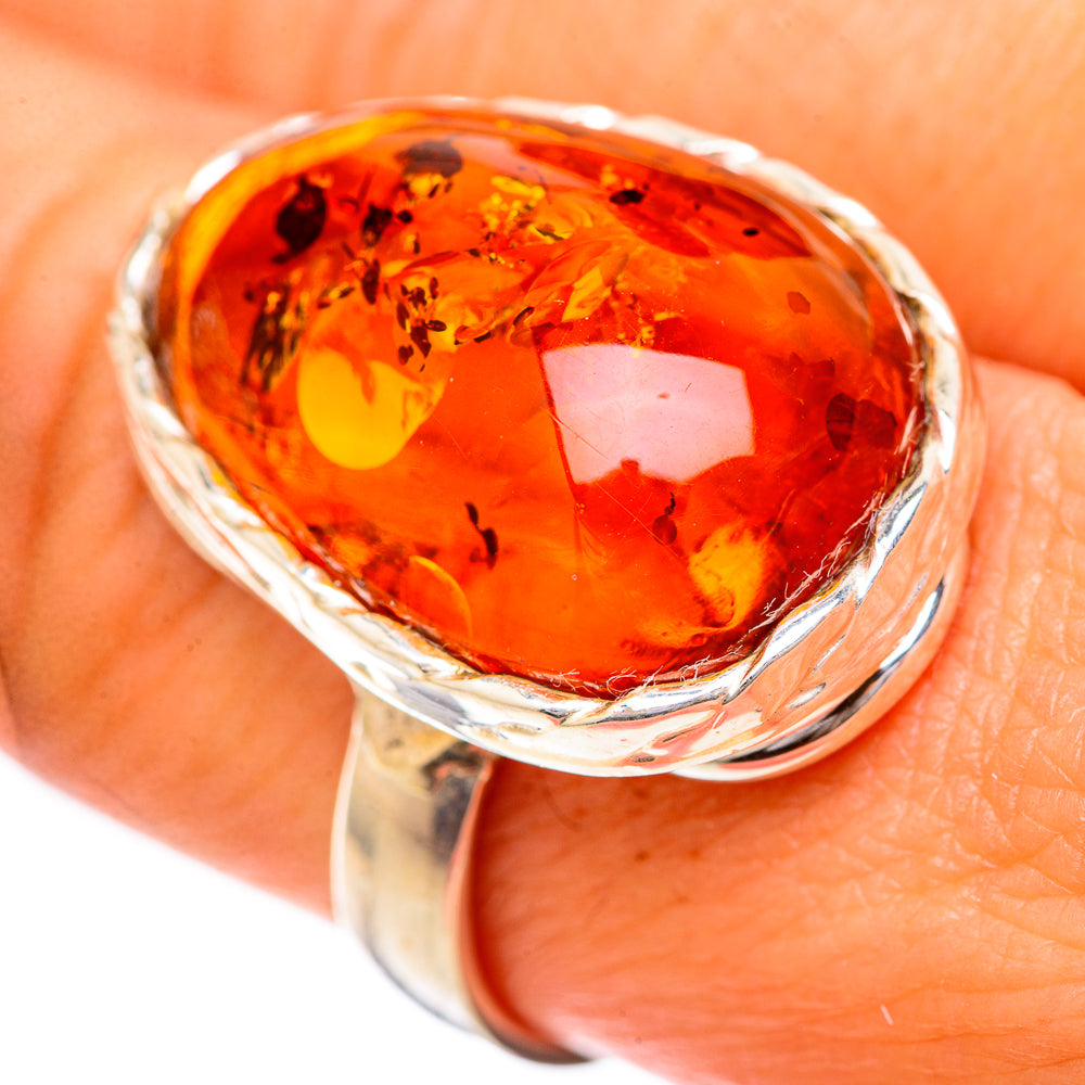 Baltic Amber Rings handcrafted by Anasilvercos - RING125715
