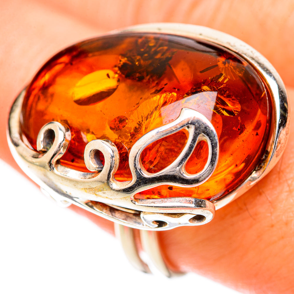 Baltic Amber Rings handcrafted by Anasilvercos - RING125716