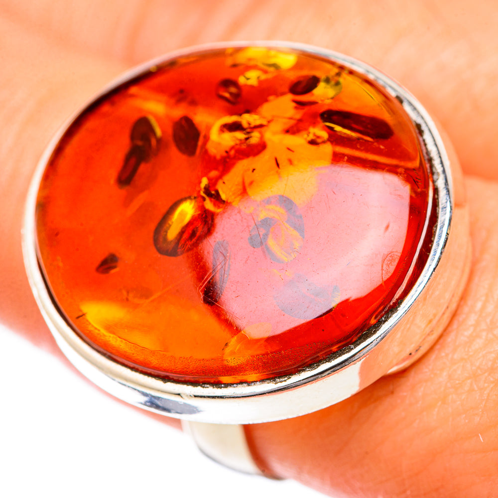 Baltic Amber Rings handcrafted by Anasilvercos - RING125717