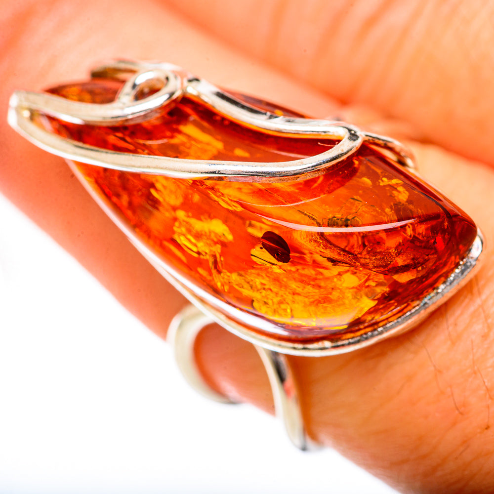 Baltic Amber Rings handcrafted by Anasilvercos - RING125718