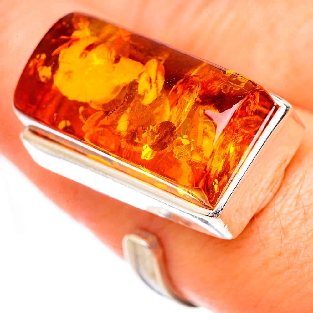Baltic Amber Rings handcrafted by Anasilvercos - RING125719