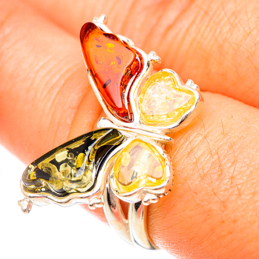 Baltic Amber Rings handcrafted by Anasilvercos - RING125726