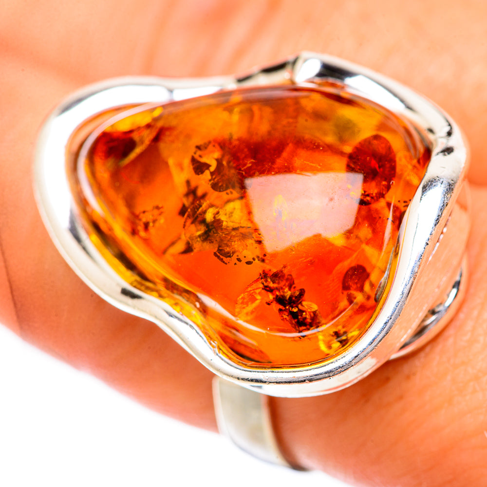 Baltic Amber Rings handcrafted by Anasilvercos - RING125729