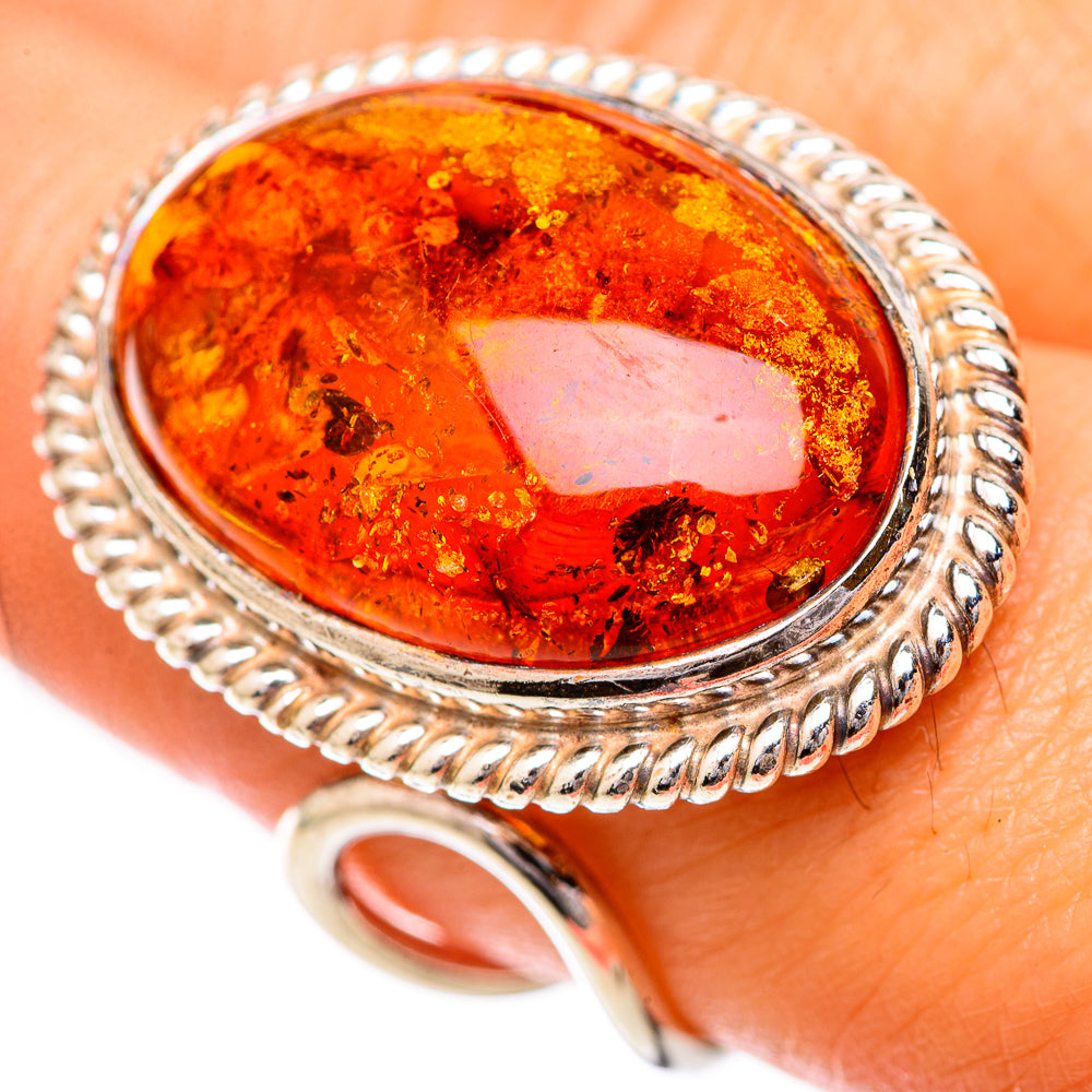 Baltic Amber Rings handcrafted by Anasilvercos - RING125733
