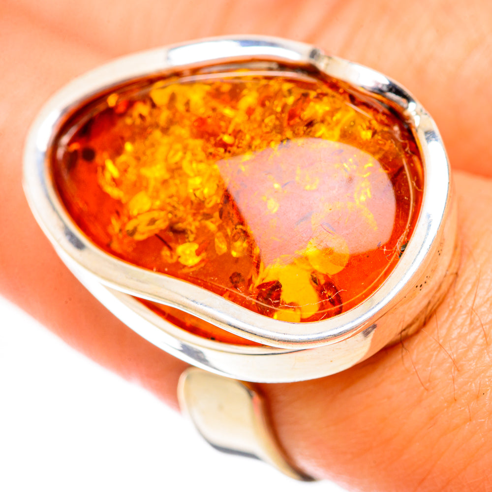 Baltic Amber Rings handcrafted by Anasilvercos - RING125737