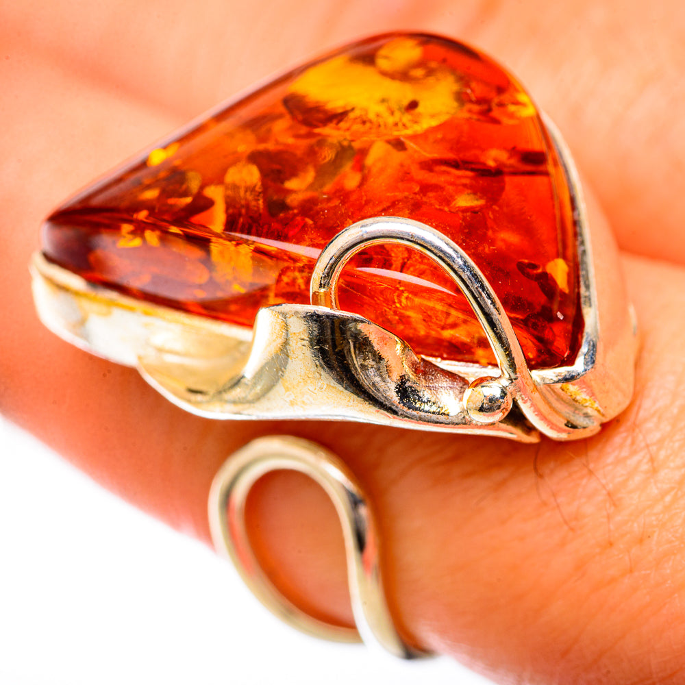 Baltic Amber Rings handcrafted by Anasilvercos - RING125738