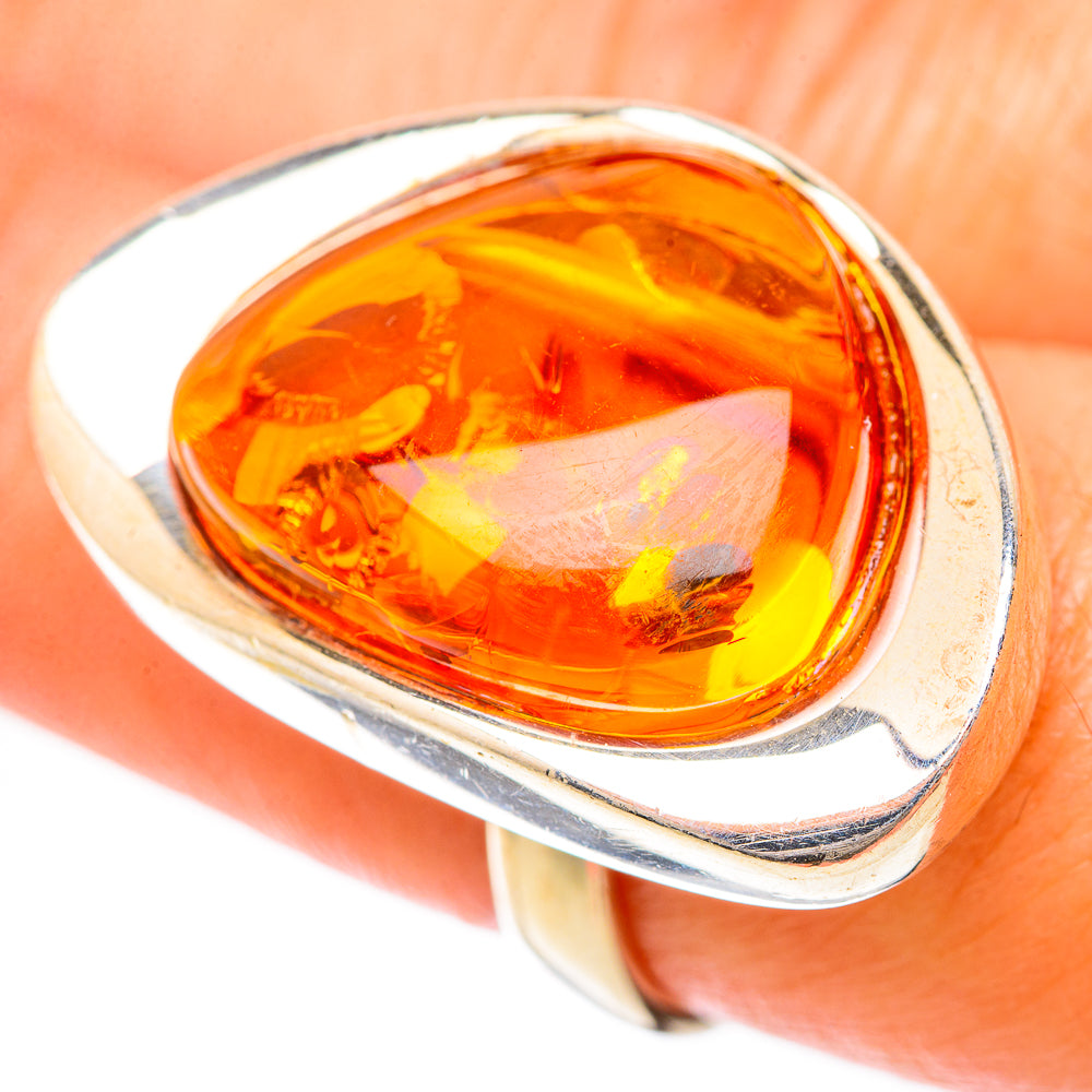 Baltic Amber Rings handcrafted by Anasilvercos - RING125740