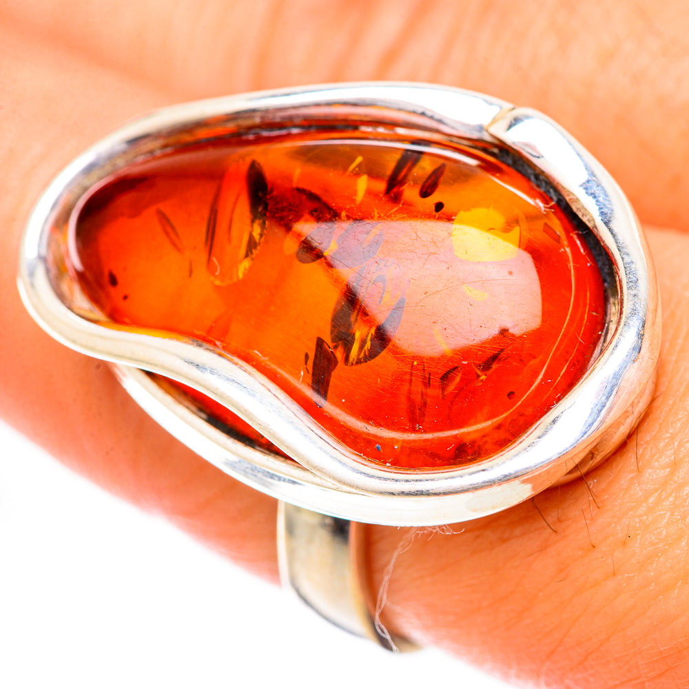 Baltic Amber Rings handcrafted by Anasilvercos - RING125747