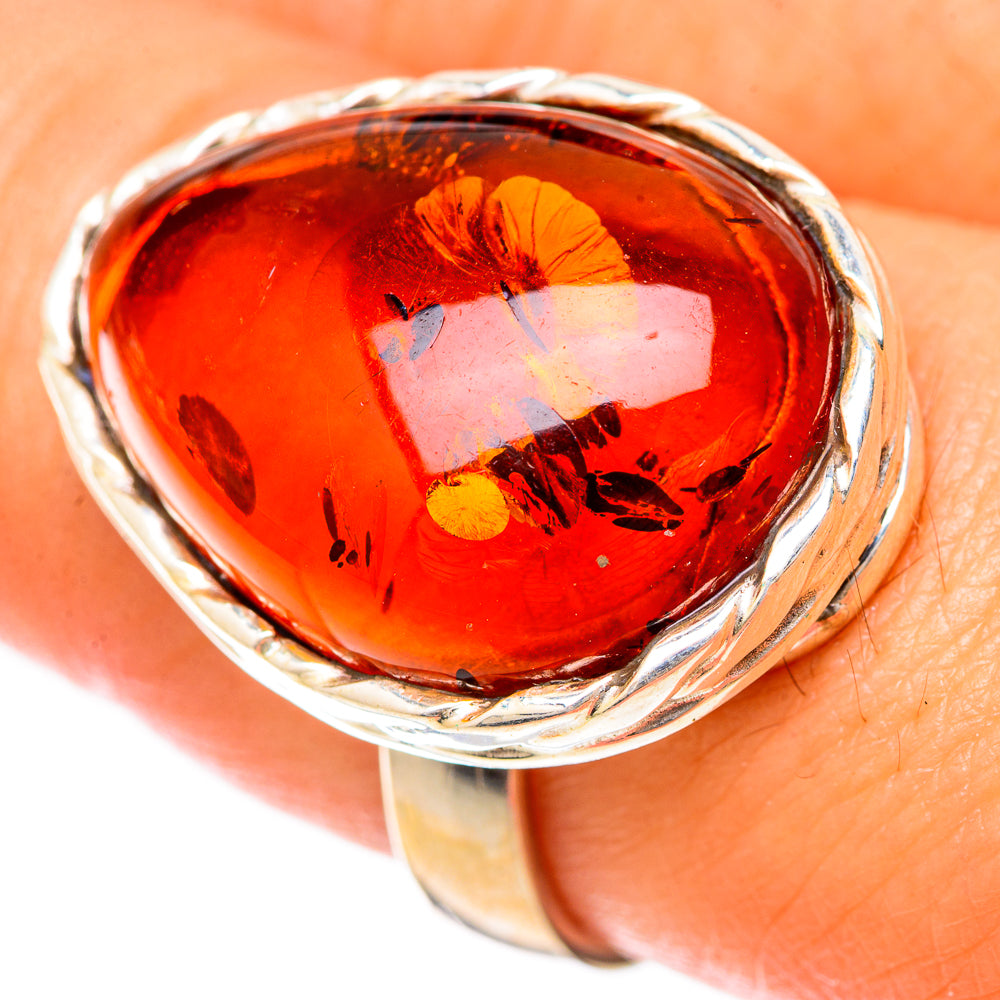 Baltic Amber Rings handcrafted by Anasilvercos - RING125748