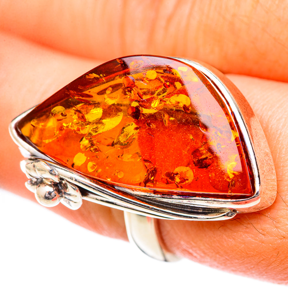 Baltic Amber Rings handcrafted by Anasilvercos - RING125749