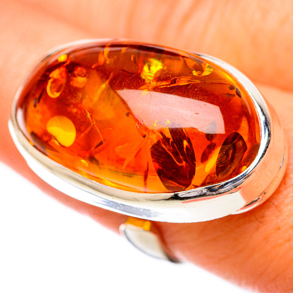 Baltic Amber Rings handcrafted by Anasilvercos - RING125750