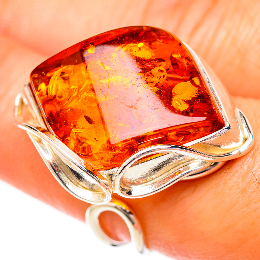 Baltic Amber Rings handcrafted by Anasilvercos - RING125751