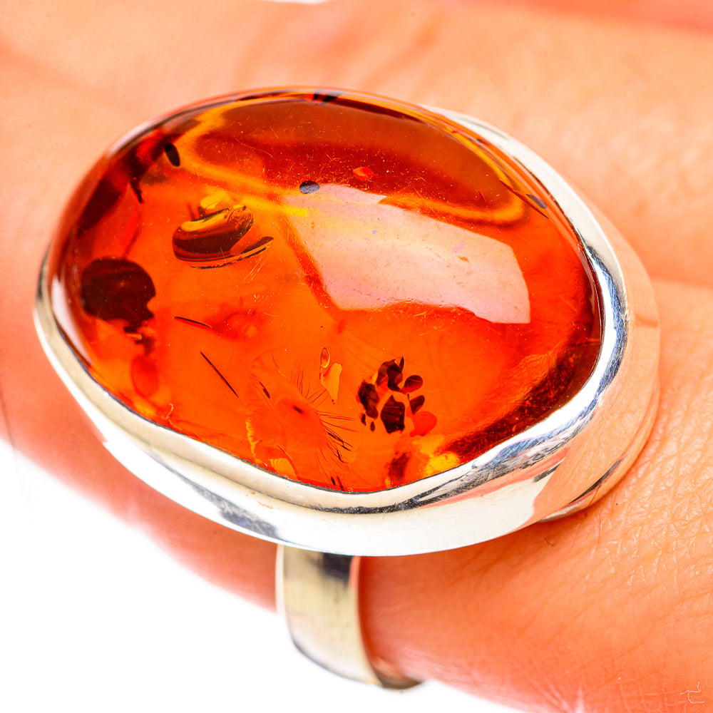 Baltic Amber Rings handcrafted by Anasilvercos - RING125758