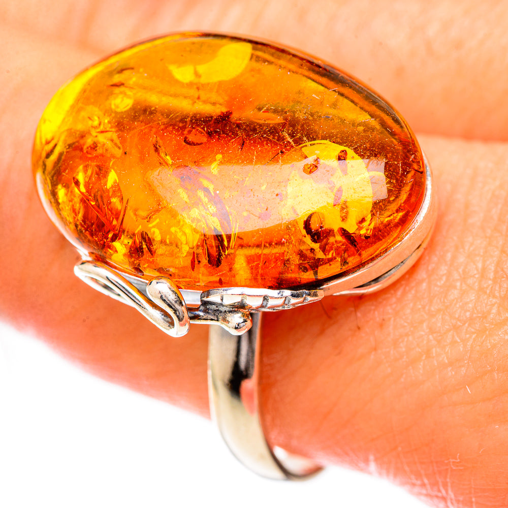 Baltic Amber Rings handcrafted by Anasilvercos - RING125760