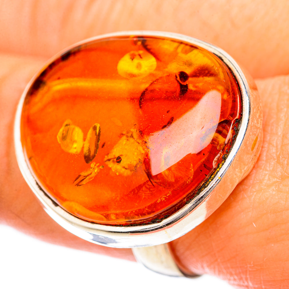 Baltic Amber Rings handcrafted by Anasilvercos - RING125762