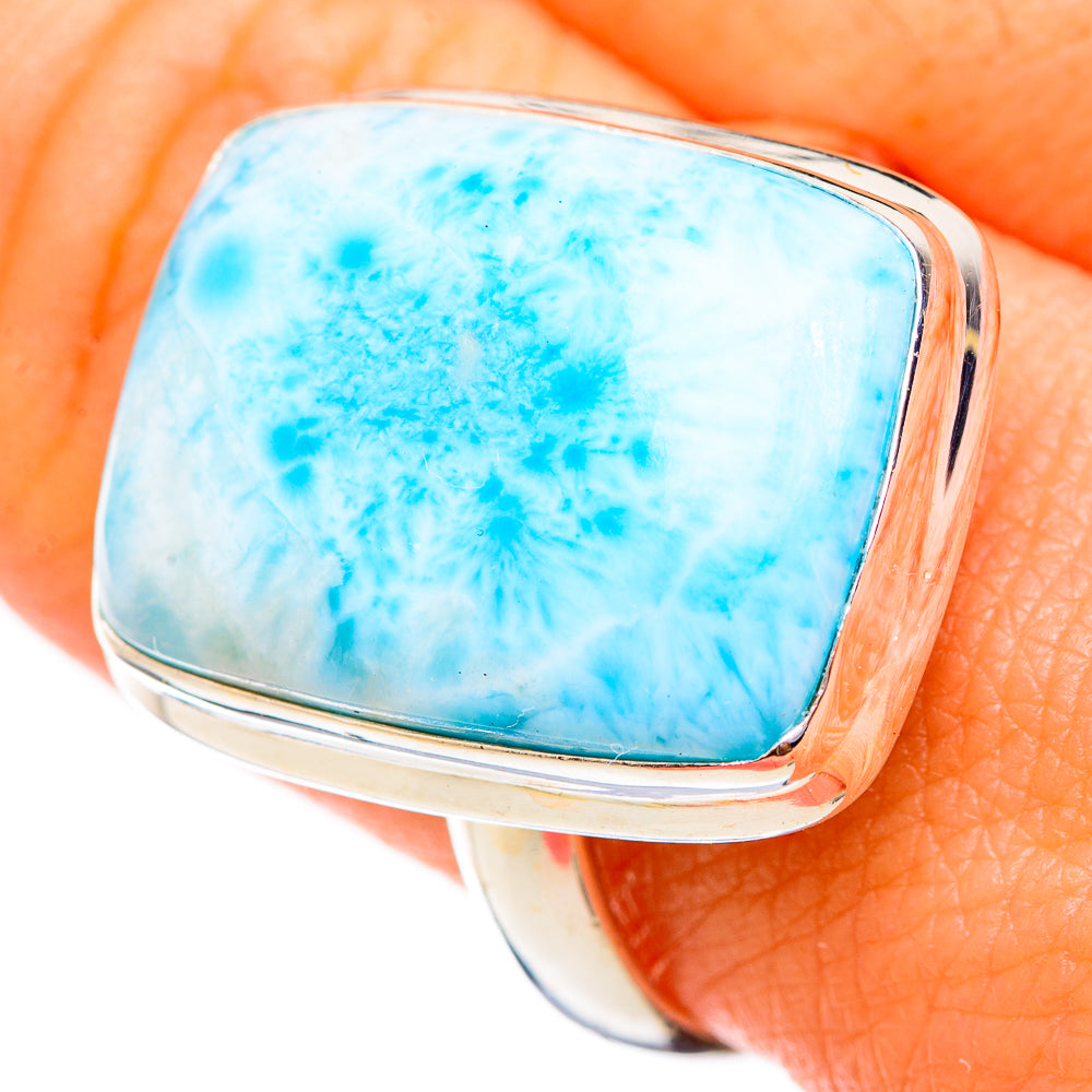 Larimar Rings handcrafted by Anasilvercos - RING125766