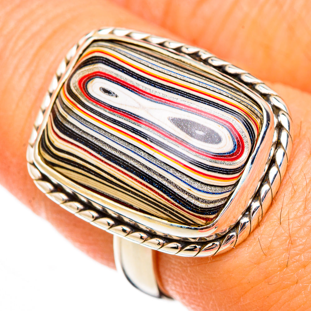 Fordite Rings handcrafted by Anasilvercos - RING125790
