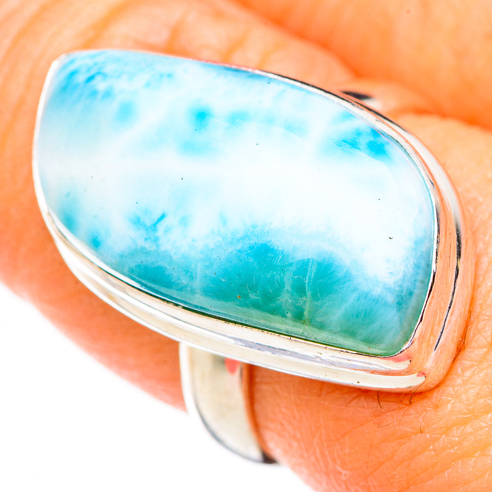 Larimar Rings handcrafted by Anasilvercos - RING125794