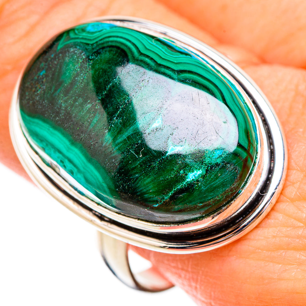 Malachite Rings handcrafted by Anasilvercos - RING125799