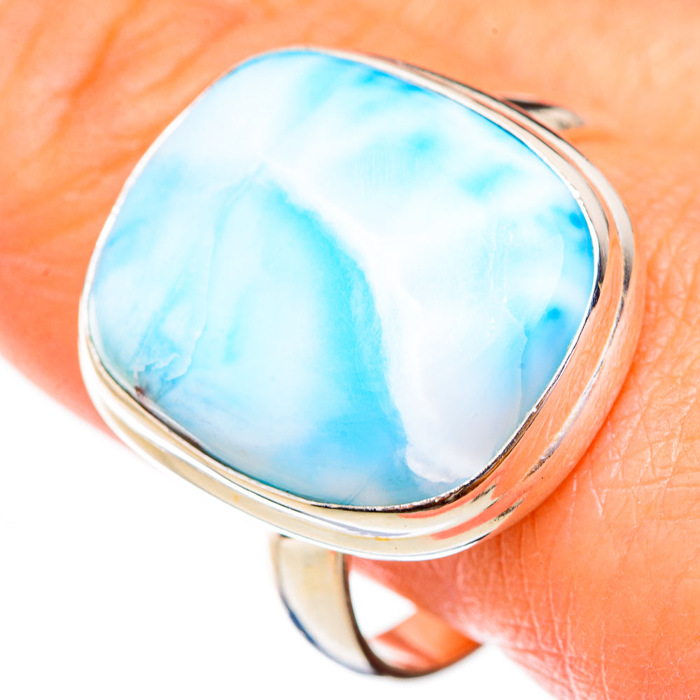 Larimar Rings handcrafted by Anasilvercos - RING125820