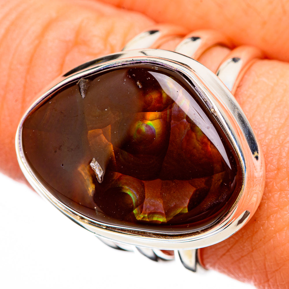 Mexican Fire Agate Rings handcrafted by Anasilvercos - RING125827
