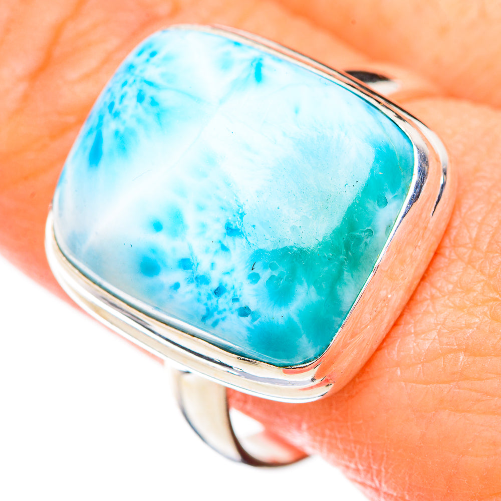 Larimar Rings handcrafted by Anasilvercos - RING125849