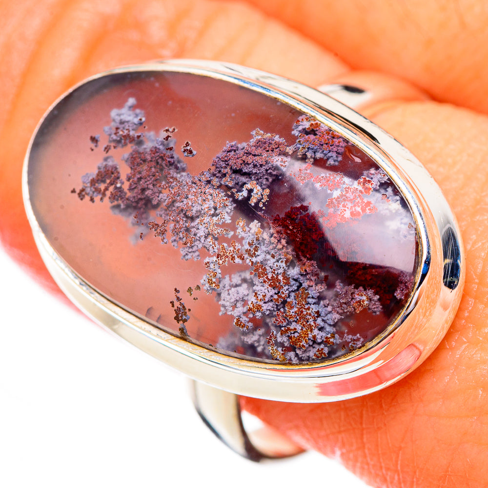 Indonesian Plume Agate Rings handcrafted by Anasilvercos - RING125855