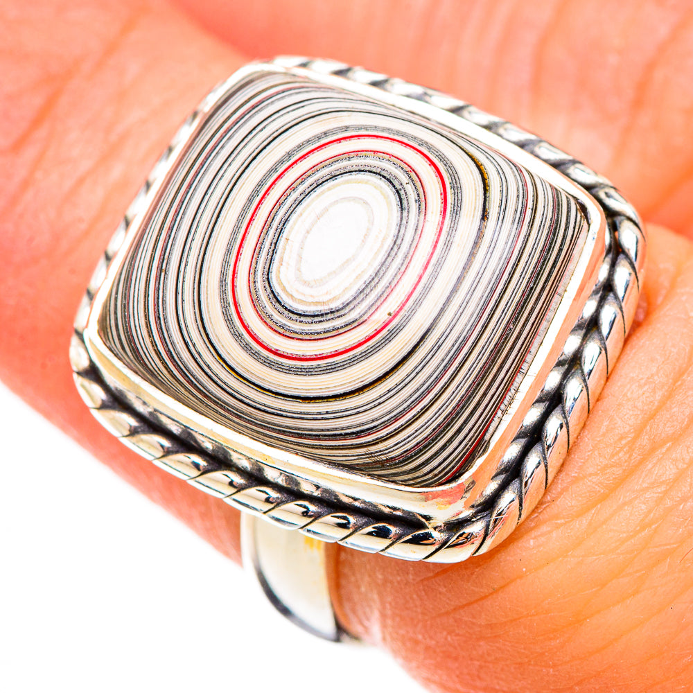 Fordite Rings handcrafted by Anasilvercos - RING125868