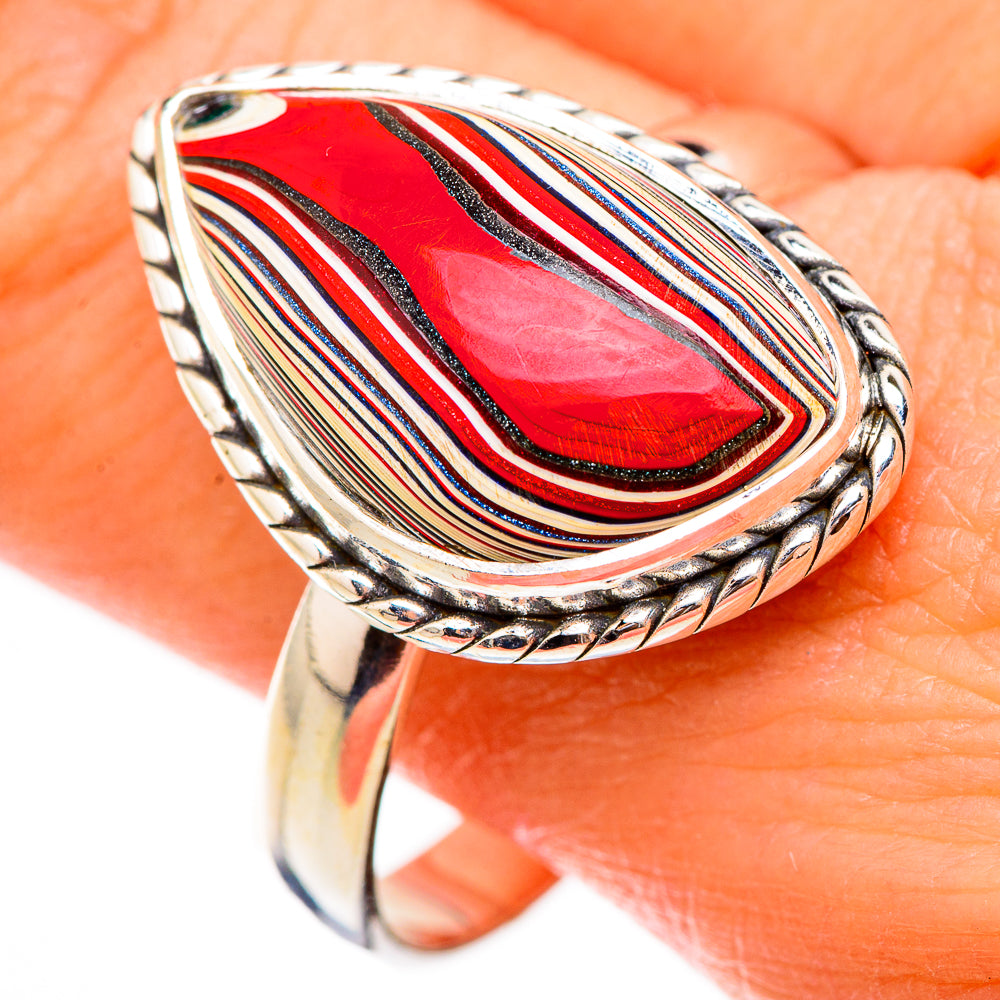 Fordite Rings handcrafted by Anasilvercos - RING125872