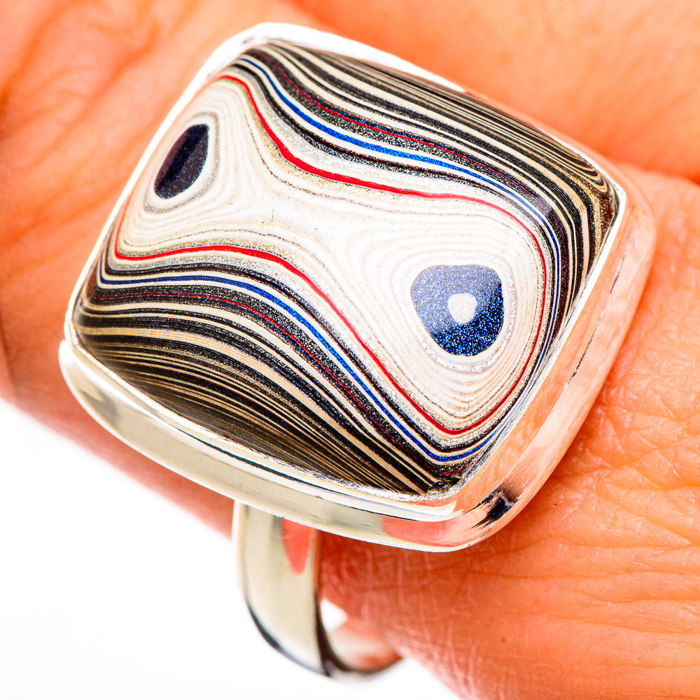 Fordite Rings handcrafted by Anasilvercos - RING125888