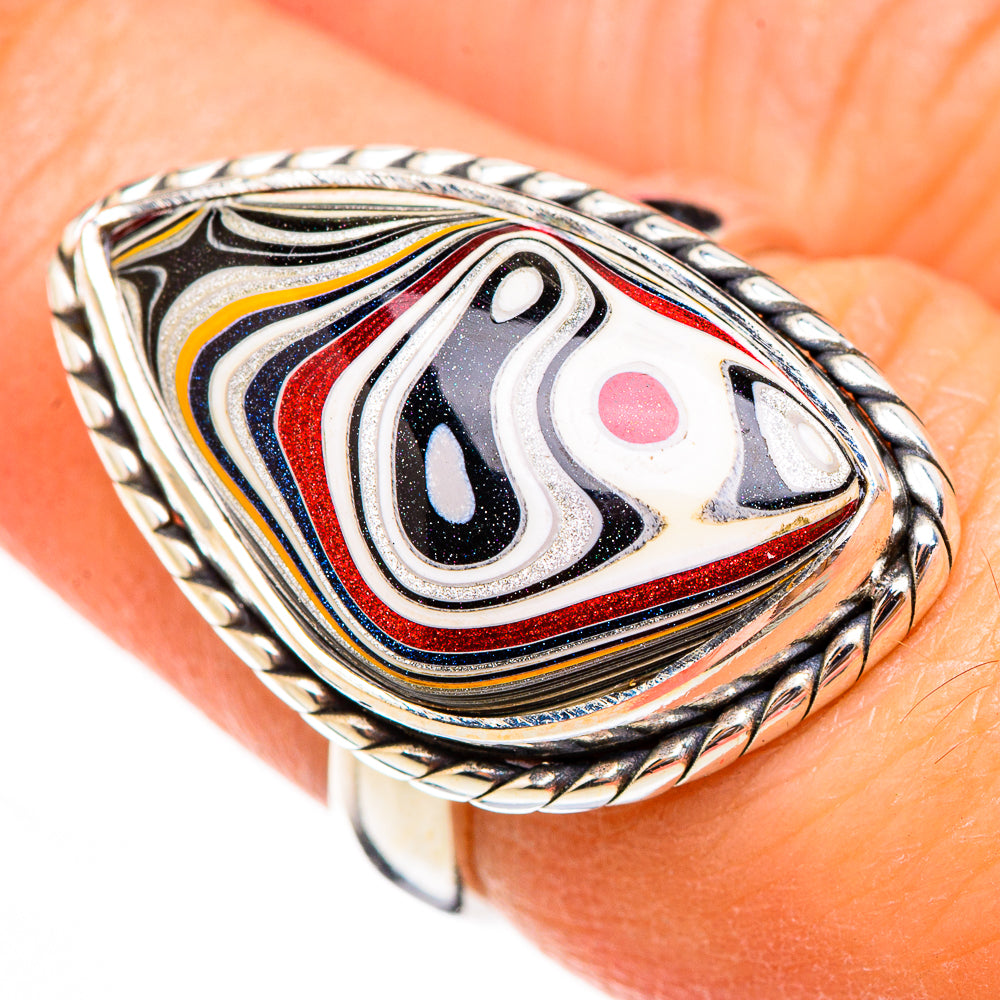 Fordite Rings handcrafted by Anasilvercos - RING125892