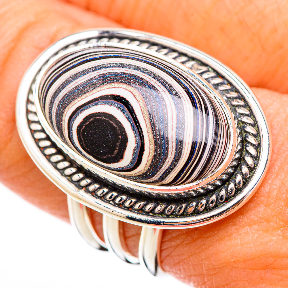 Fordite Rings handcrafted by Anasilvercos - RING125897