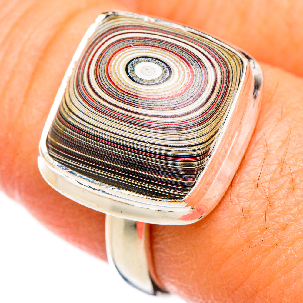 Fordite Rings handcrafted by Anasilvercos - RING125905